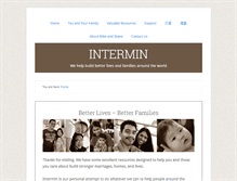 Tablet Screenshot of intermin.org